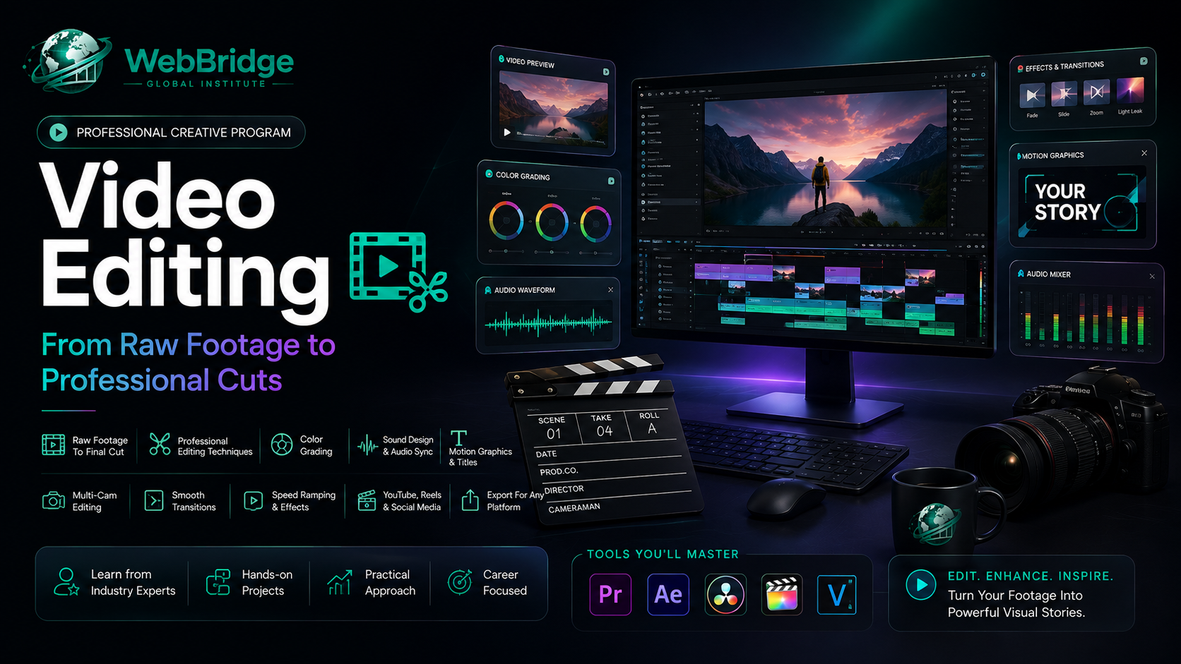 Video Editing — From Raw Footage to Professional Cuts